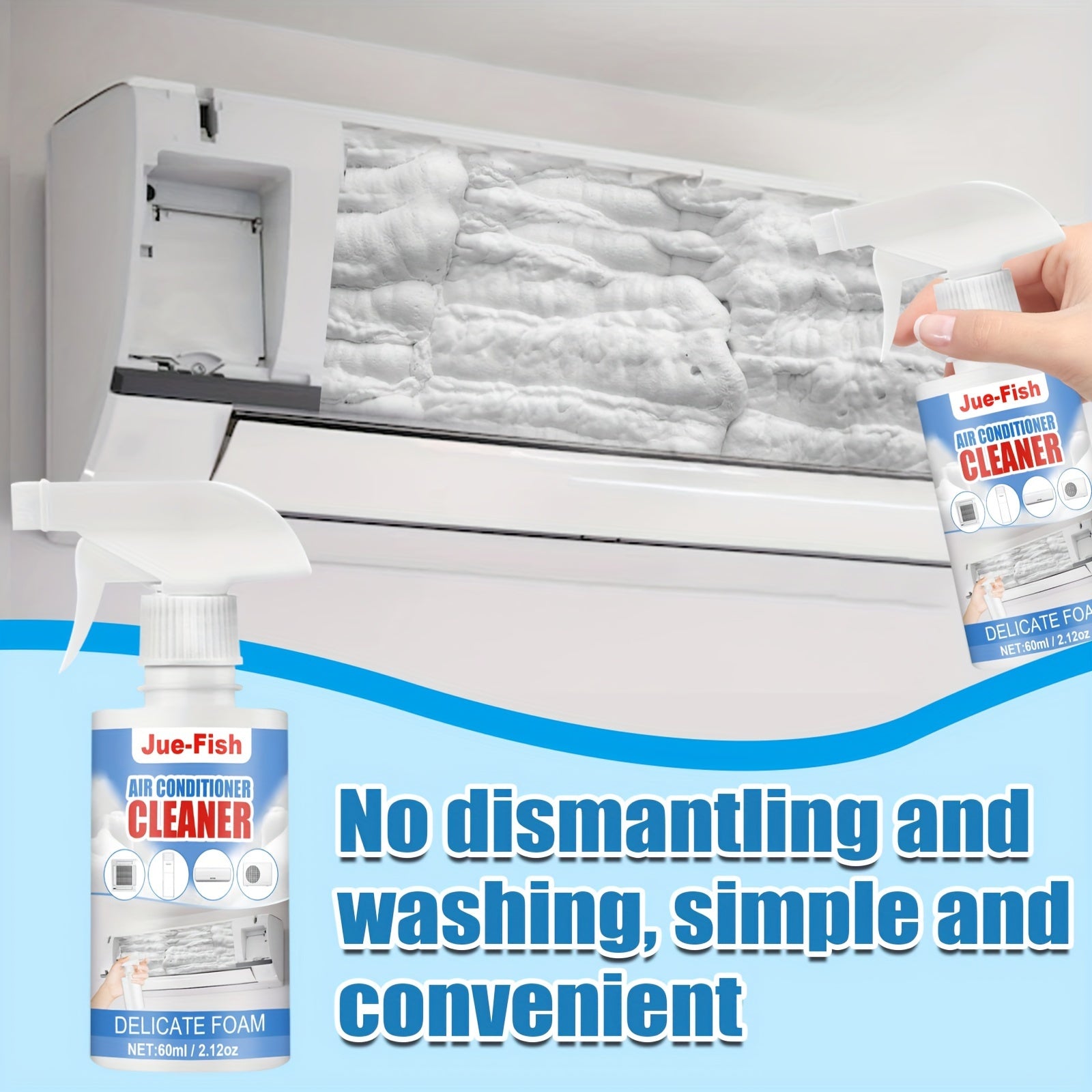 Household Air Conditioner and Cabinet Cleaner No-Residue Limonene Deodorizer