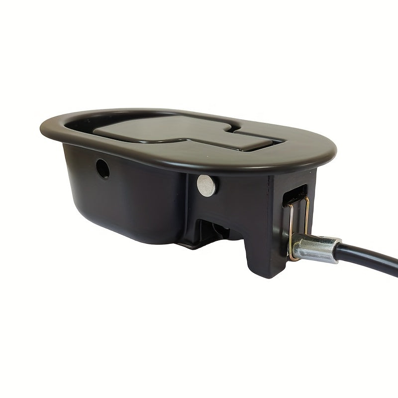 Black Metal Recliner Handle with 12.06cm Cable for Sofa and Chair Recliner Release