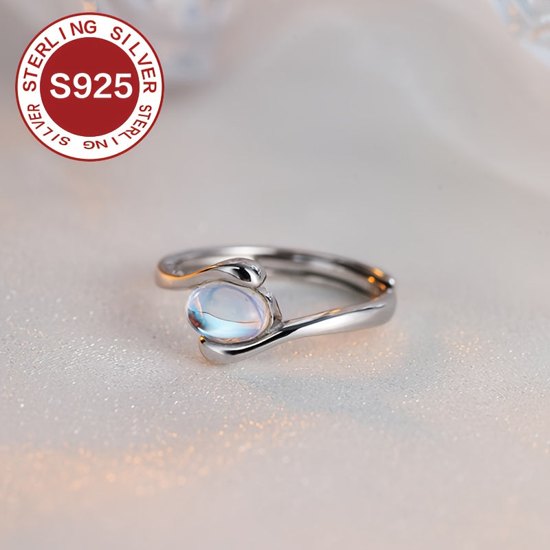 Women's Hypoallergenic 925 Silver Minimalist Ring for Valentine's Day or Mother's Day Gift