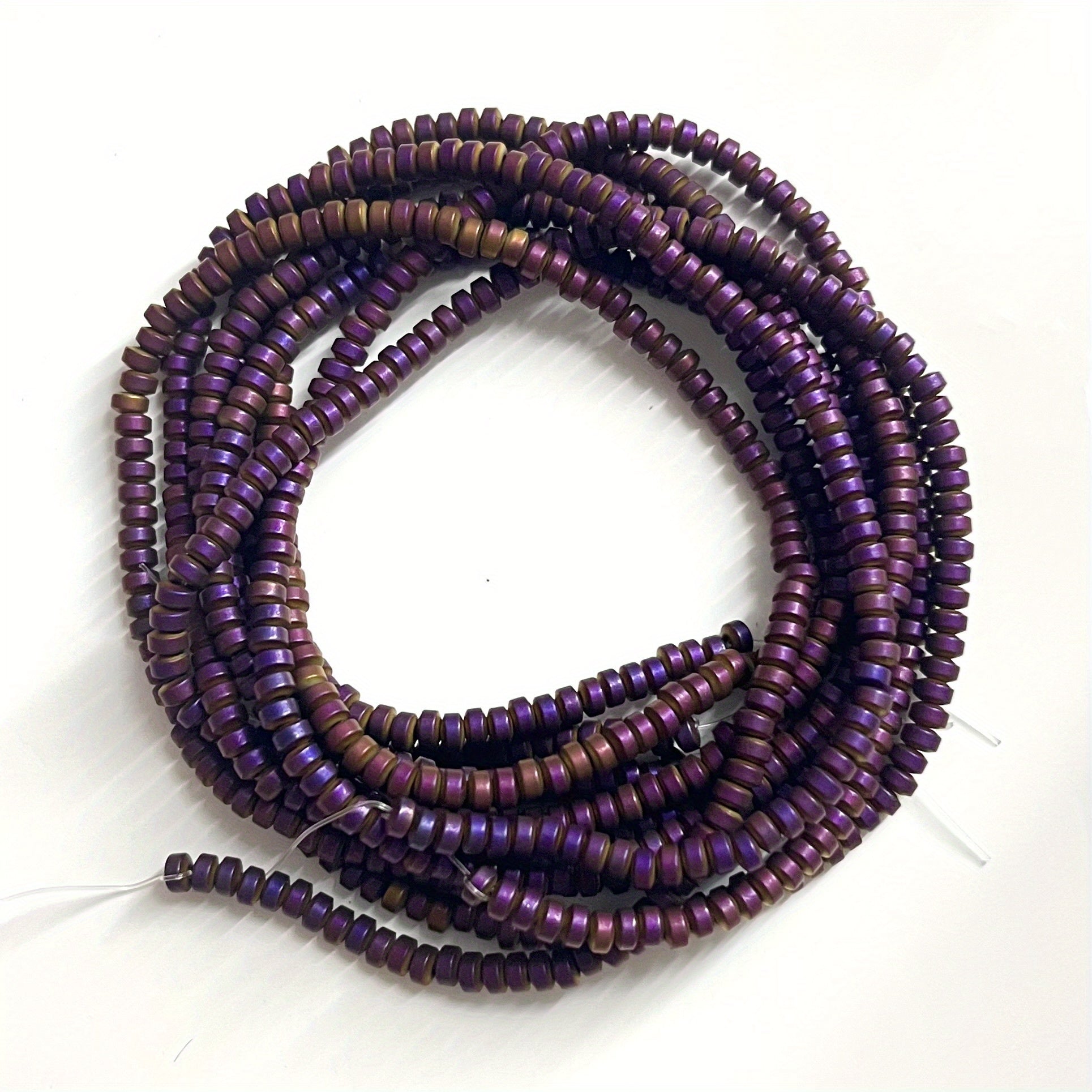 Hematite Beads 3mm Round Jewelry Making Supplies Pack of Four Varieties