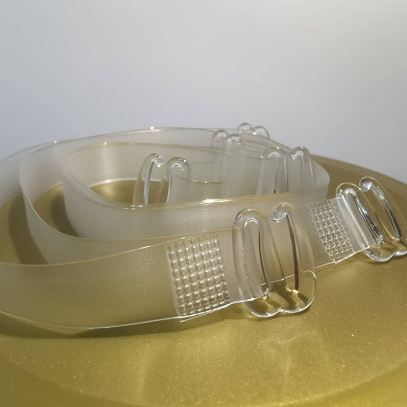 Women's Lingerie Accessories Clear Shoulder Straps Adjustable Invisible Underwear Straps 2 Pcs