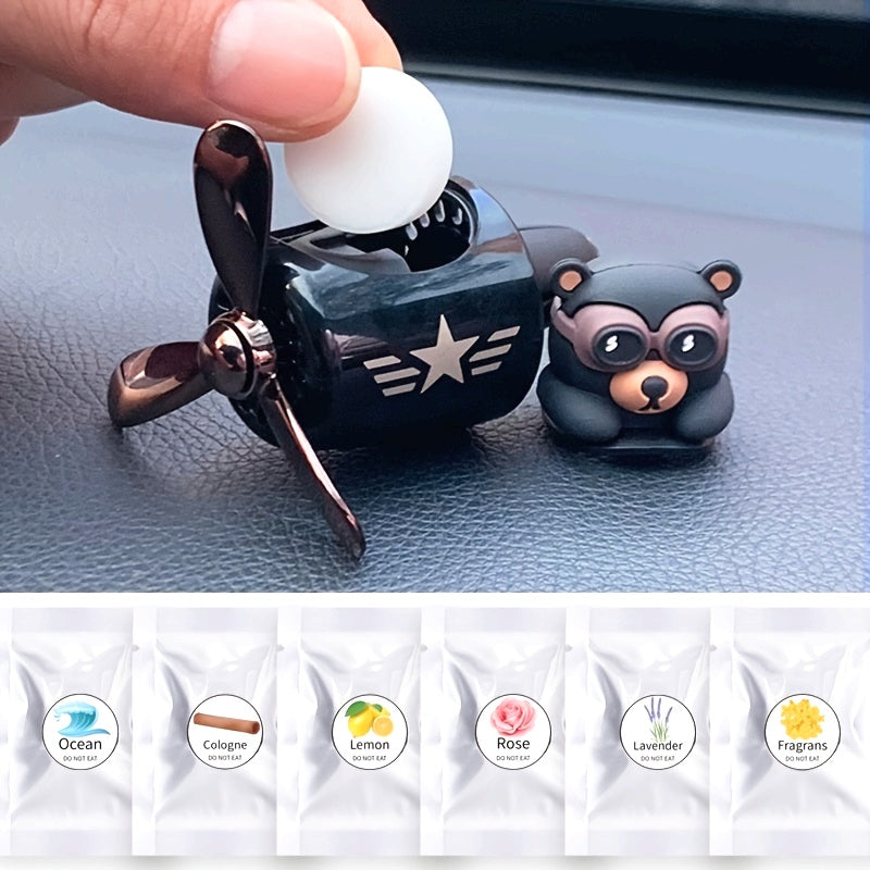 6Pcs Car Fragrance Tablets Long-Lasting Air Refreshers