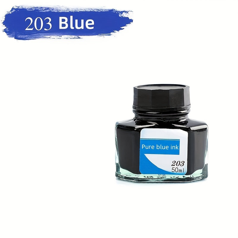Ballpoint Pen Ink Bottle for Smooth Writing in Black Blue Red for Students Office