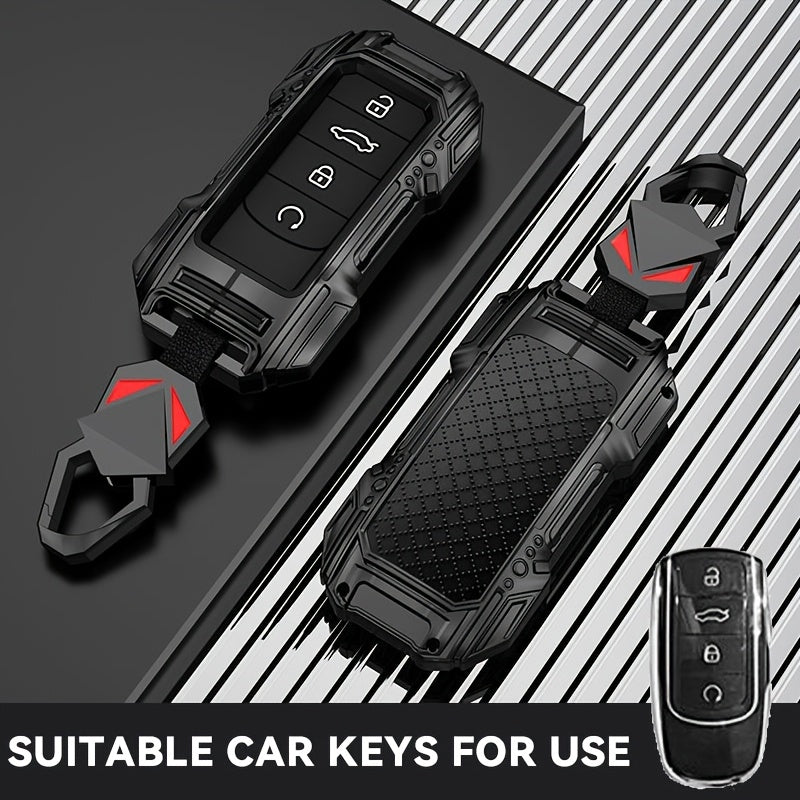 Car Remote Key Cover Zinc Alloy Diamond Pattern Protector for Car Door Entry