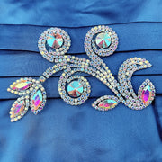 Unisex Glass Rhinestone Flower Applique for Shoes Dresses Crafts