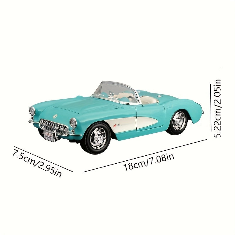 Kids Green Alloy Roadster Model Diecast Convertible Car Toy
