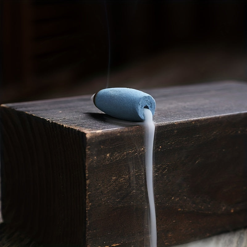 Tabiiy tutun trubkasi, atirgul, mugwort, sandal daraxti, jasmin va yashil choy hidlarining kombinatsiyasi bilan, tutun ushlagichi bilan birga. Meditatsiya va yoga uchun ideal, mukammal sovg'a qiladi.