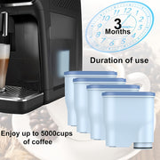 Saeco Aquaclean CA6903 seriyali uchun almashtirish kofe mashinasi suv filtri, kalsiy toshining oldini olish