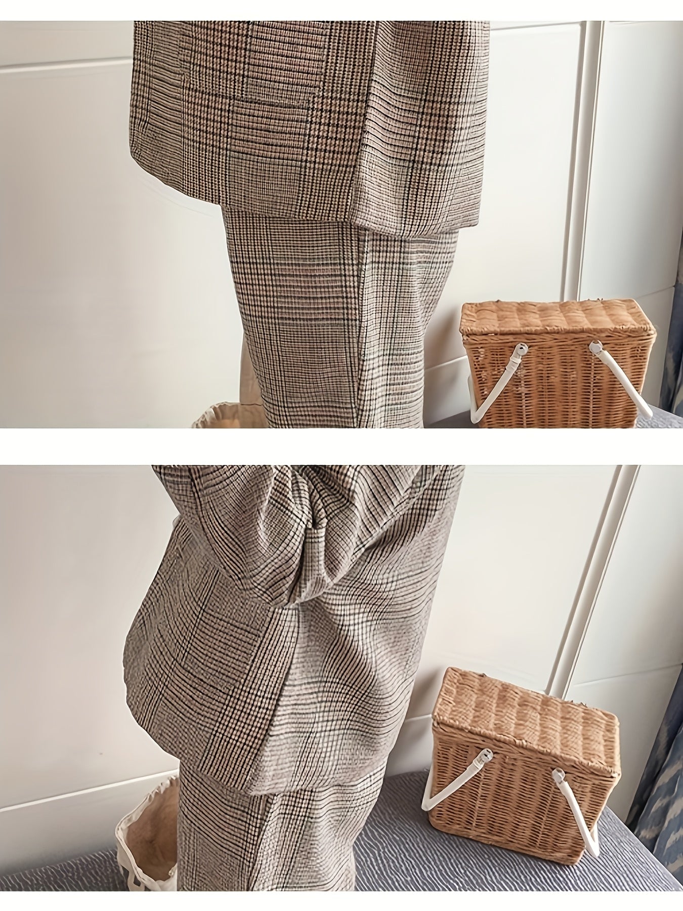 Детский костюм для мальчиков в клетку, полиэстер, повседневный пиджак и брюки для весны и осени