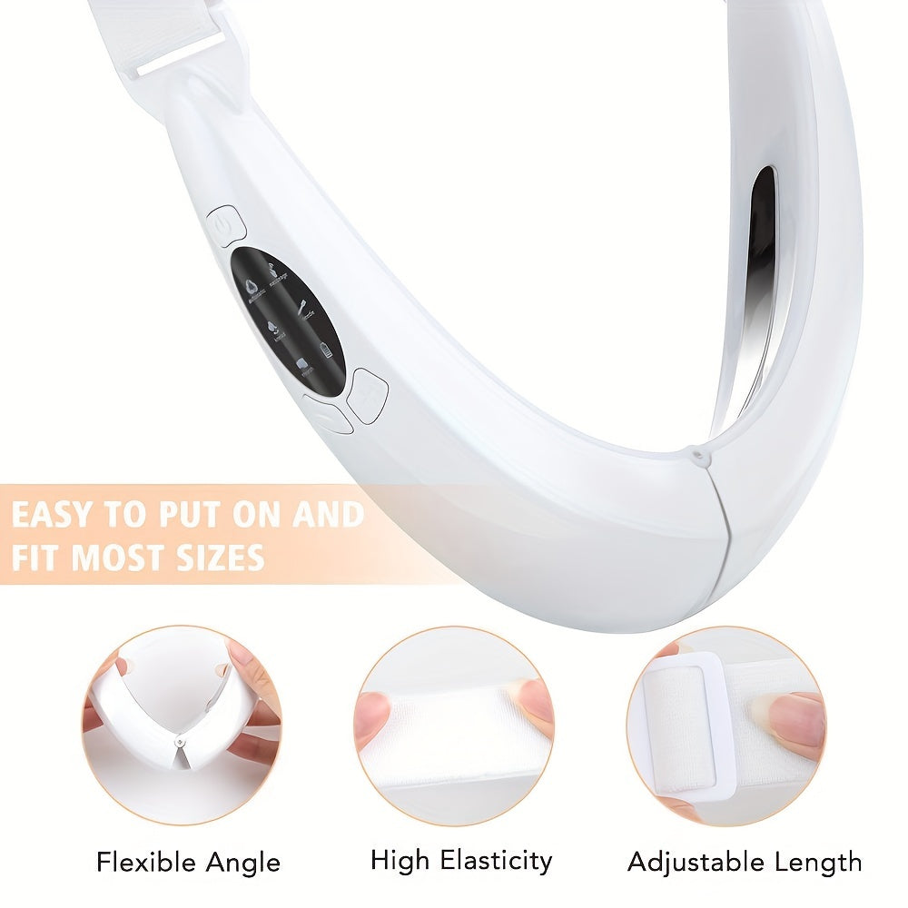 White USB Rechargeable V Line Face Lift Massager for Facial Shaping