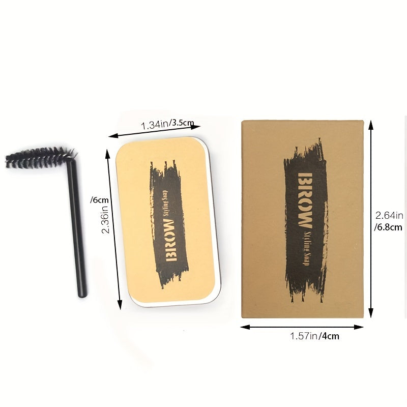 Crema y cepillo para definir cejas transparente para mujer 16g fácil de aplicar