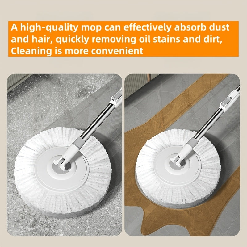 Spin Mop Set for Floors and Tiles, Easy Wringing, Home and Commercial Use