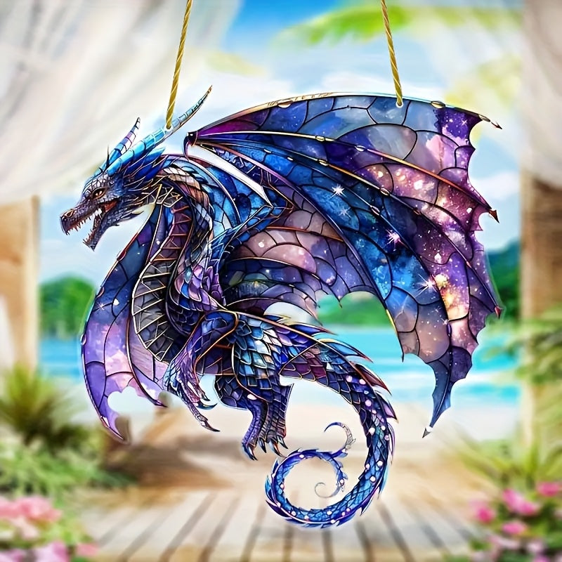 Acrylic Wall Art Hanging with Red and White Rose Design for Home Decor