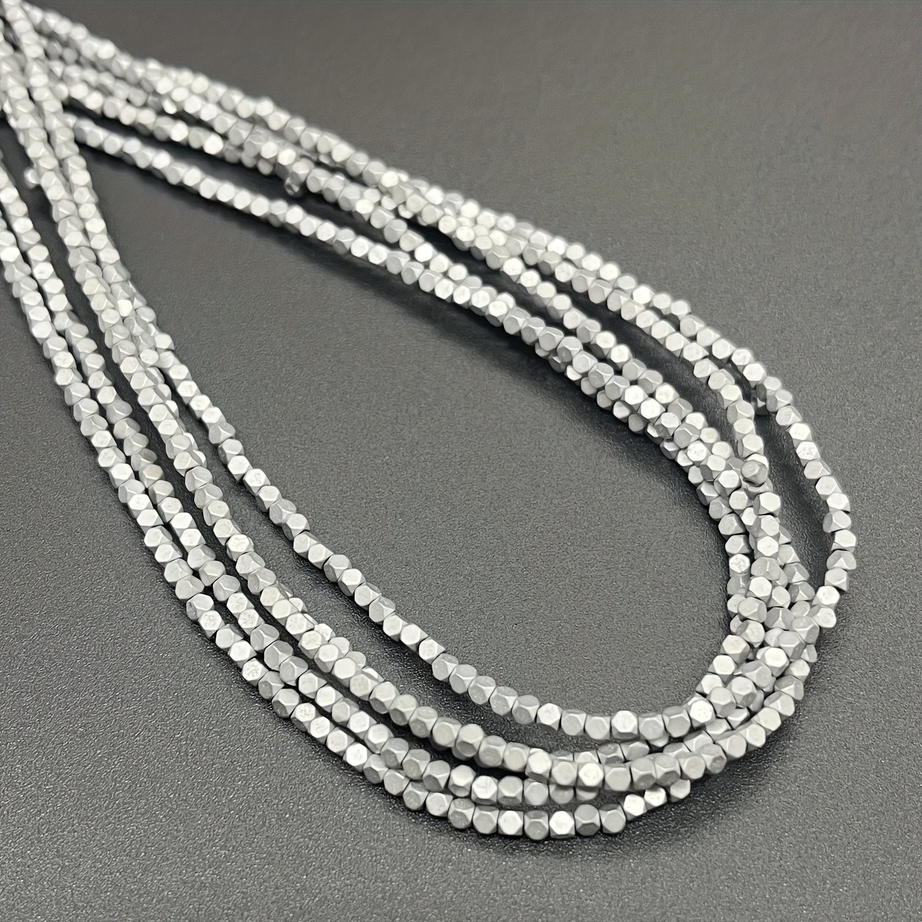 Hematite Small Square Beads 2/3mm Jewelry Making Supplies