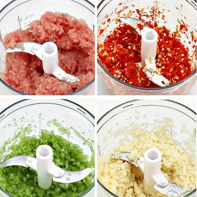 Manual Food Chopper, Multi-Functional Kitchen Appliance for Meat, Vegetables, Garlic