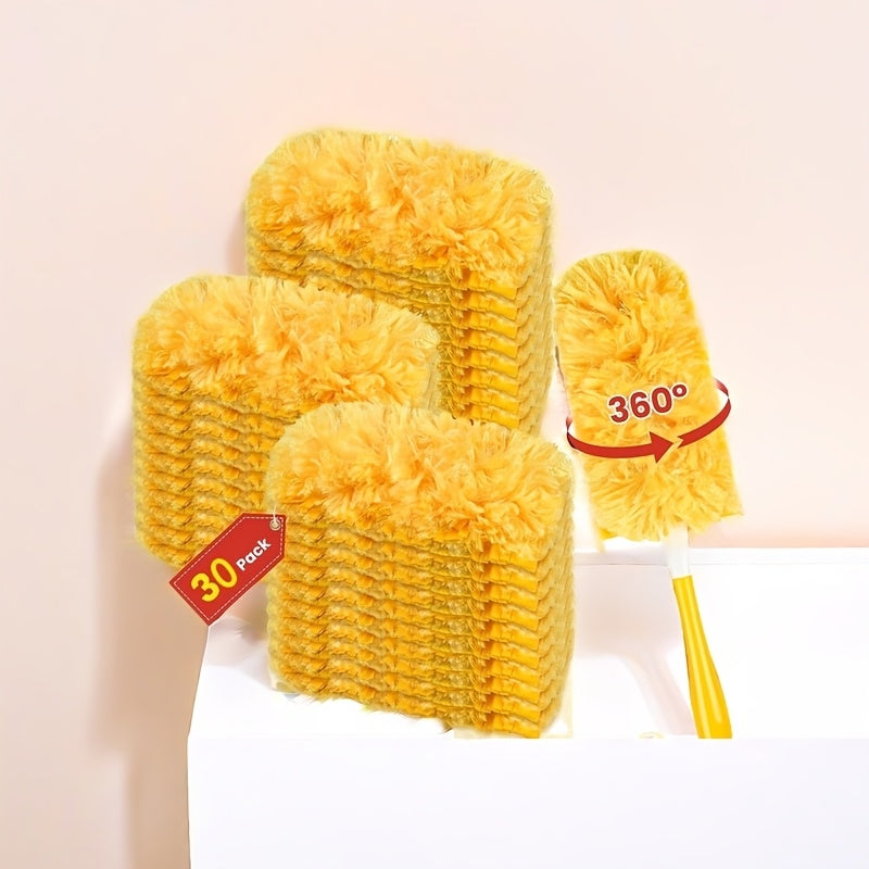 30 ta elektrostatik cho'kma tozalash matolari mebel, avtomobil, klaviatura uchun - ko'p funksiyali qo'l bilan tozalash cho'tkasi - kir yuvish, tozalash materiallari, chang yig'uvchi