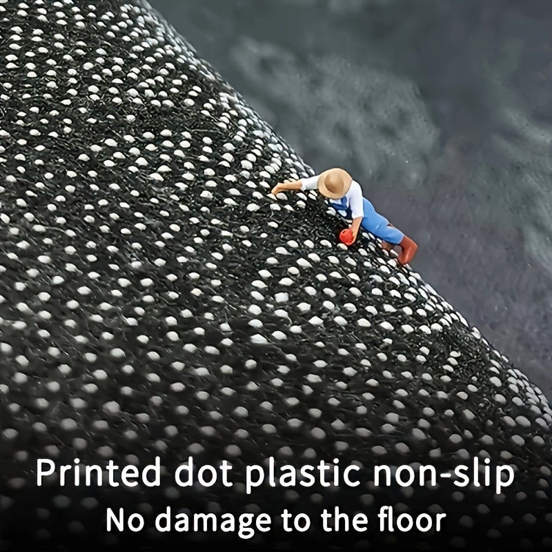 Alfombra de bienvenida antideslizante con diseño floral, para interior y exterior, lavable, 1 pieza