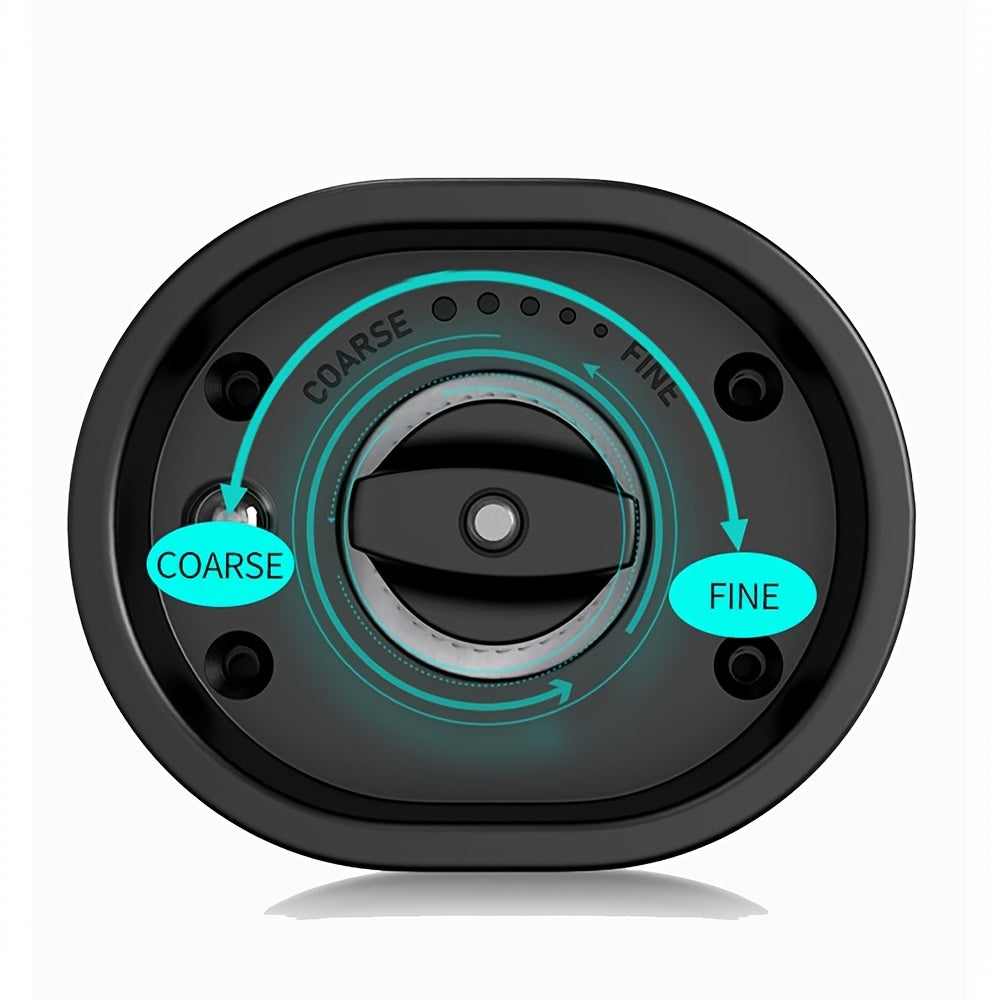 Electric Salt and Pepper Grinders Set with LED Light and Storage Base for One-Handed Operation