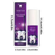 Deep Cleaning Purple Toothpaste Teeth Whitener Stain Remover Men Women