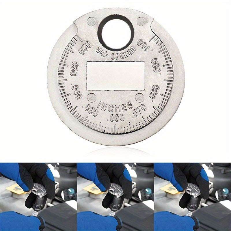 Spark Plug Gap Tool Coin-Type Feeler Gauge for Car Motorcycle Maintenance