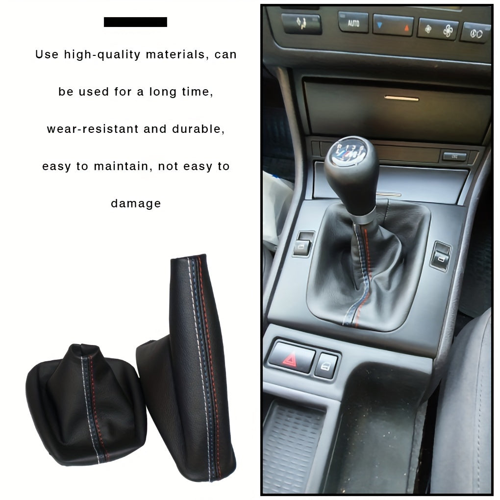 Gear Shift Dust Cover for E30 E36 E34 E46 Z3 Manual, Easy Install, Non-slip