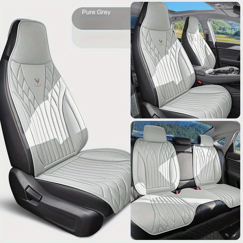 Full Set Of 5 Car Seat Covers Universal Fit Multiple Colors Easy Install