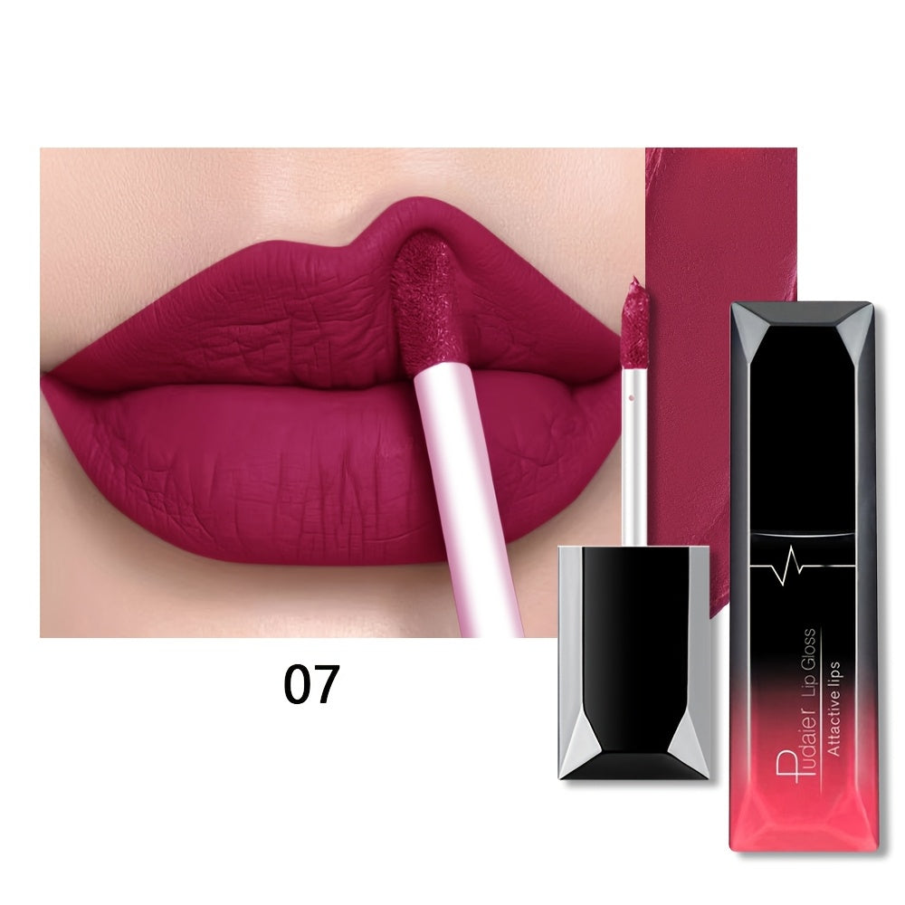 Women Matte Lip Glaze Liquid Lipstick Waterproof Long-Lasting Non-Transferable