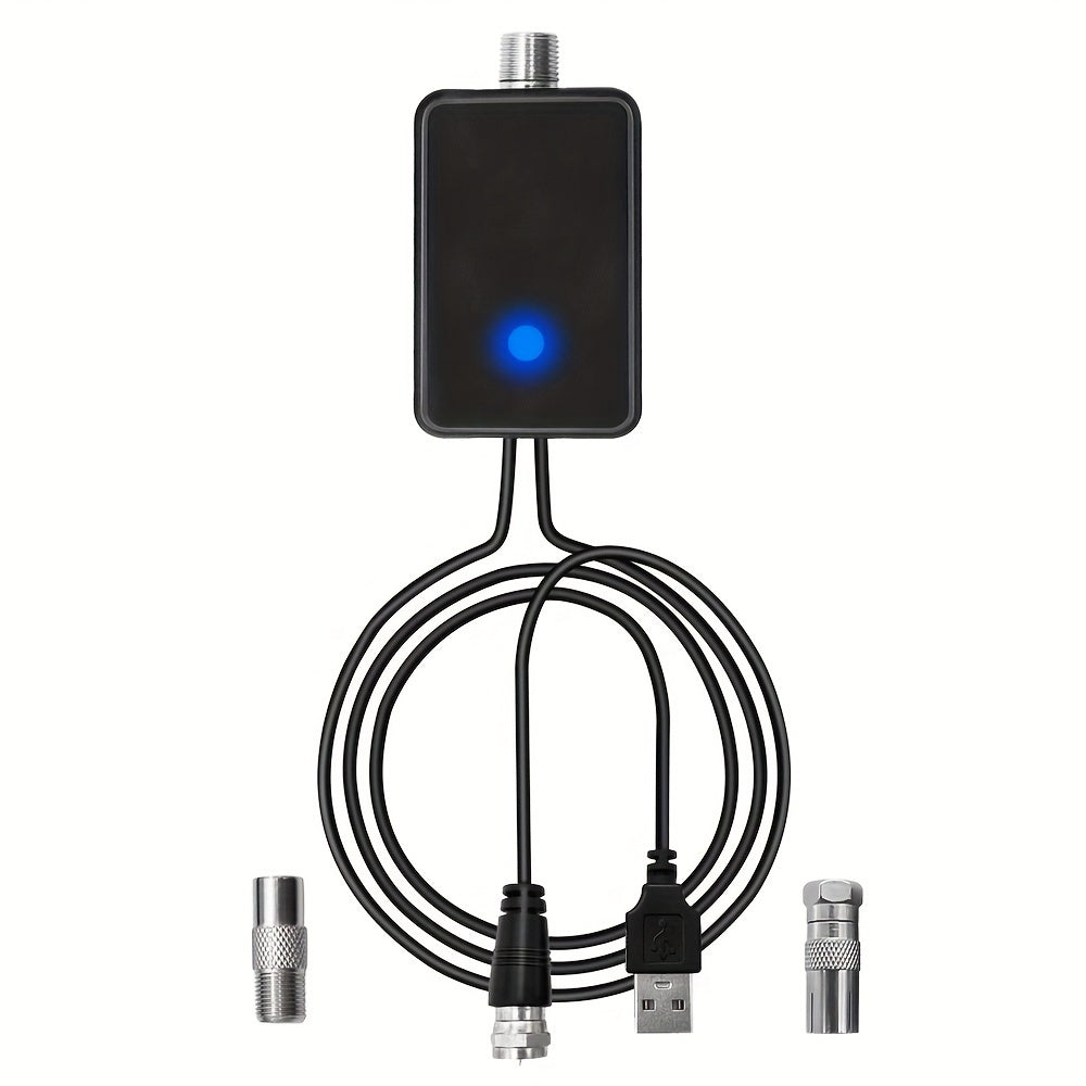 HD Digital TV Signal Booster 30dB Low Noise USB Powered for Smart and Cable TVs