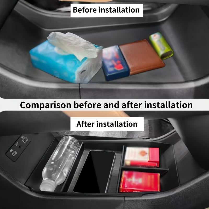 Caja de almacenamiento para control central del coche para BYD Song L DM-i Organizador expandible