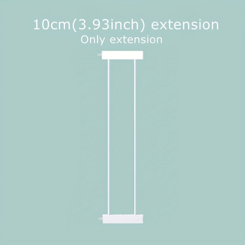 Steel Dog Gate for Doorways and Stairs Auto Close Walk Thru Indoor Outdoor