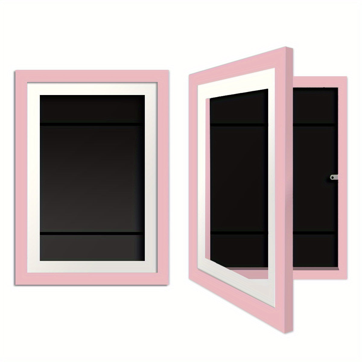 Детский набор для творчества включает в себя коробку для DIY-расписей, магнитную фоторамку и настенную фоторамку формата A4.