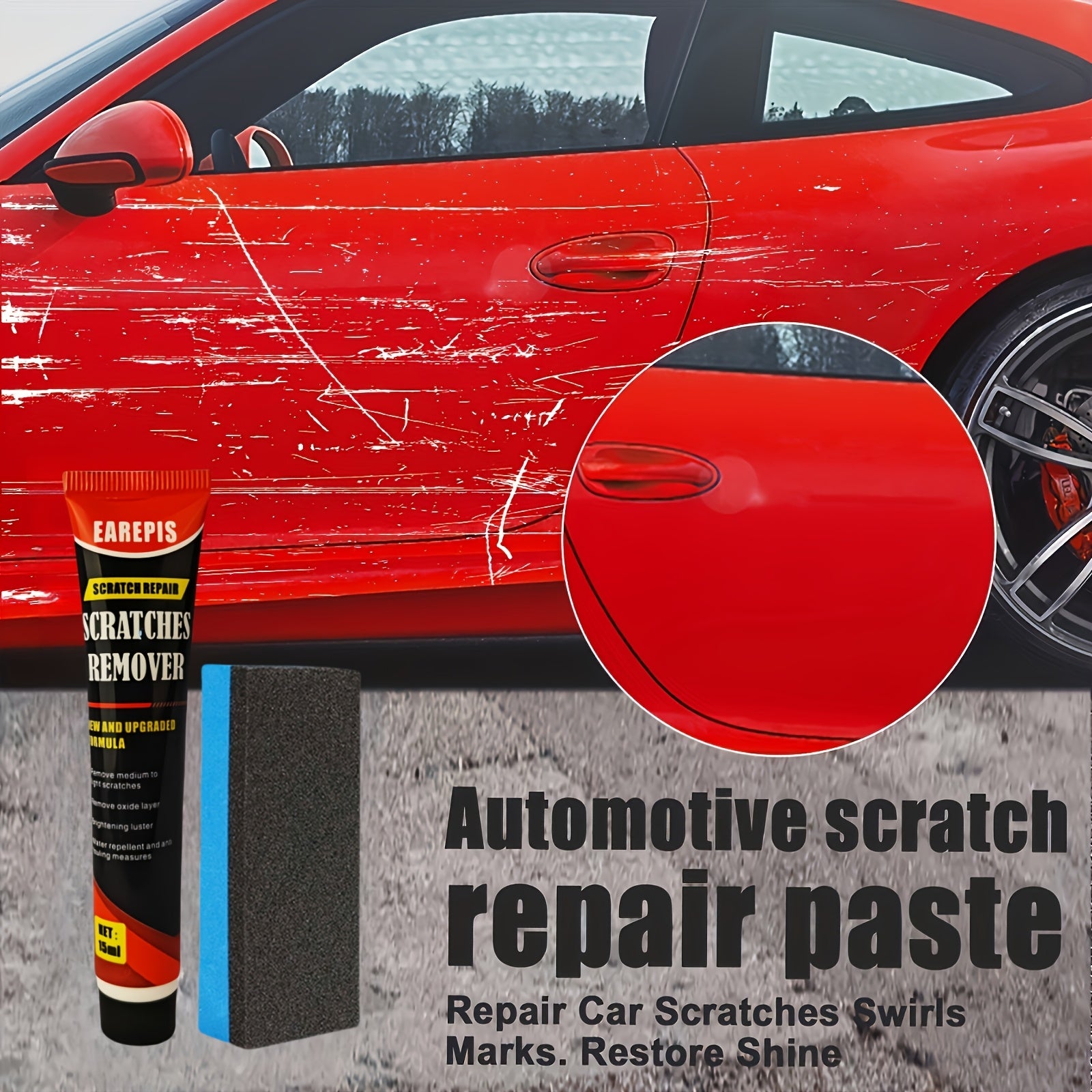 Universal Car Scratch Repair Kit Plastic Auto Scratch Remover