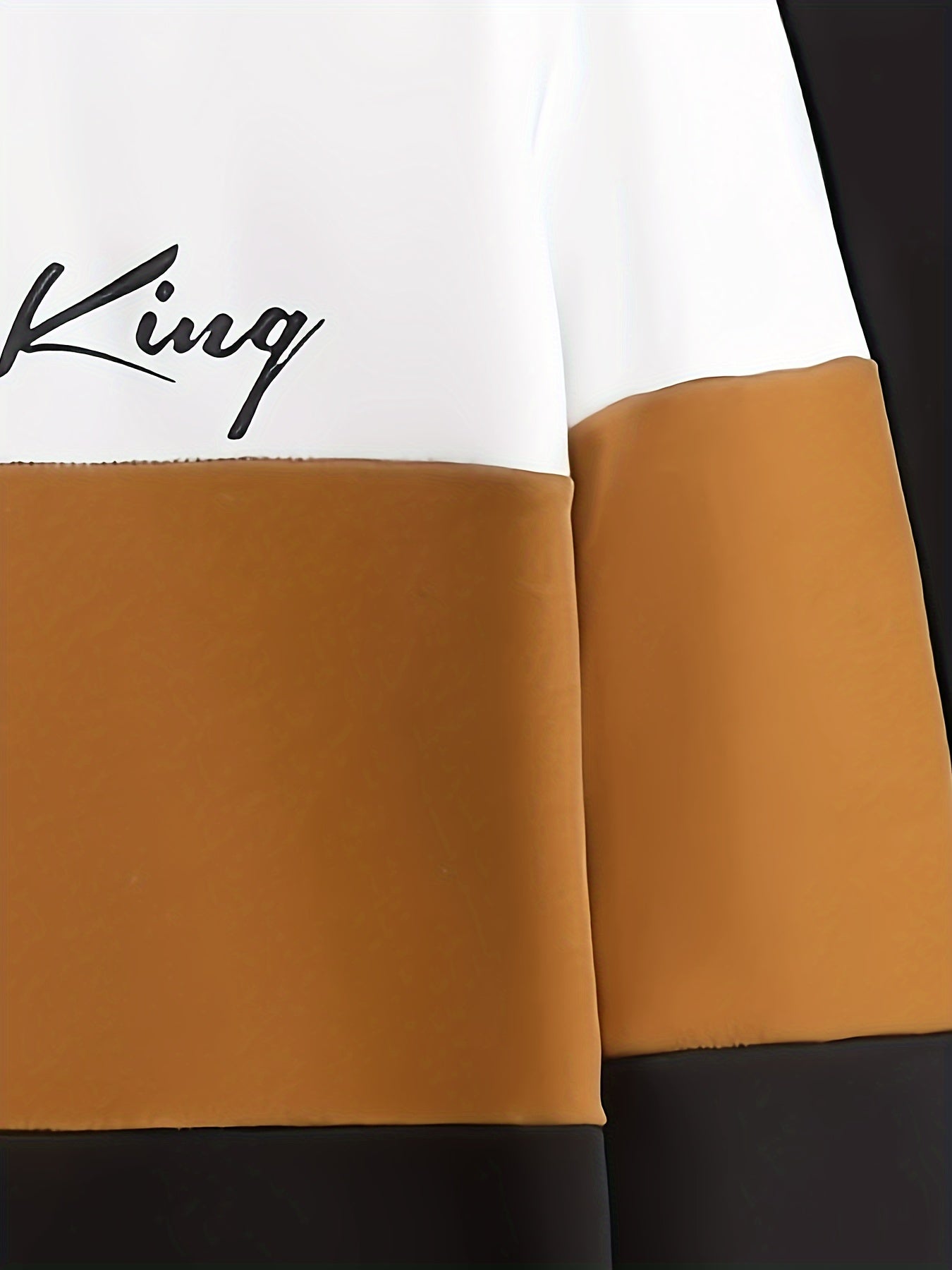 Conjunto de ropa deportiva para hombre en colores bloqueados, sudadera de manga larga con cuello redondo y pantalones jogger, primavera y otoño