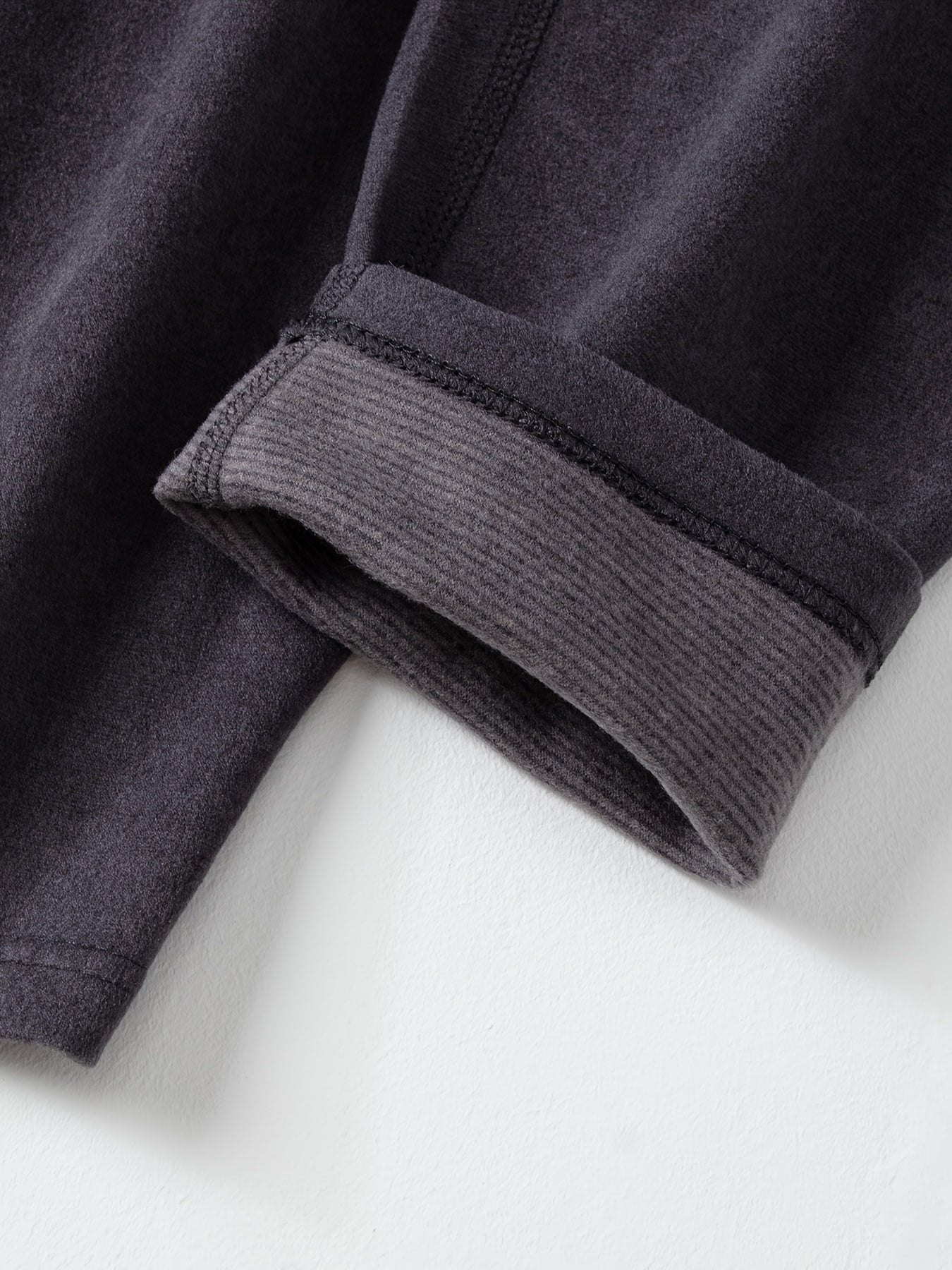 Conjunto de ropa interior térmica para hombre, otoño e invierno, ajuste delgado, camiseta de manga larga y pantalones