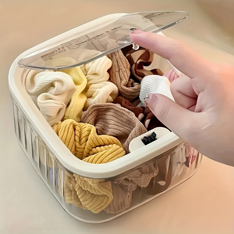 Water-Resistant Hair Accessories Organizer with Lid for Bows Clips and Pins