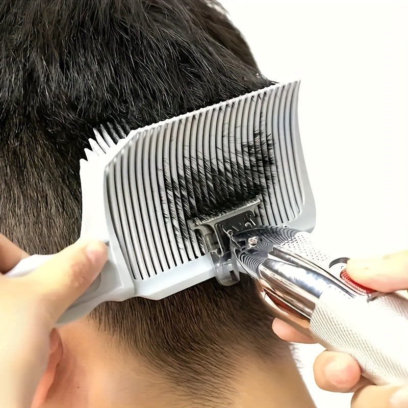 Peine resistente al calor para cabello que se desvanece, con mango de plástico para un peinado preciso