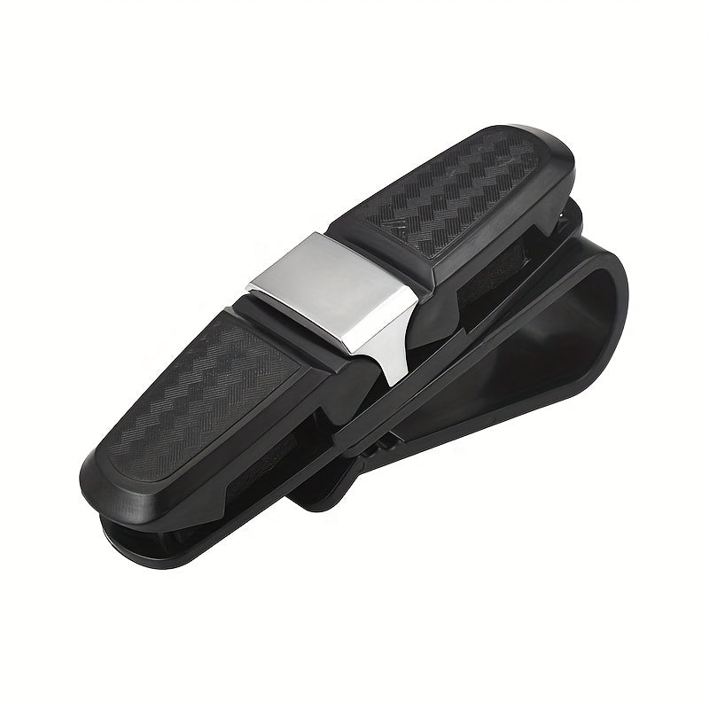 Car Sun Visor Glasses Case Holder Card Ticket Pen Clip Storage