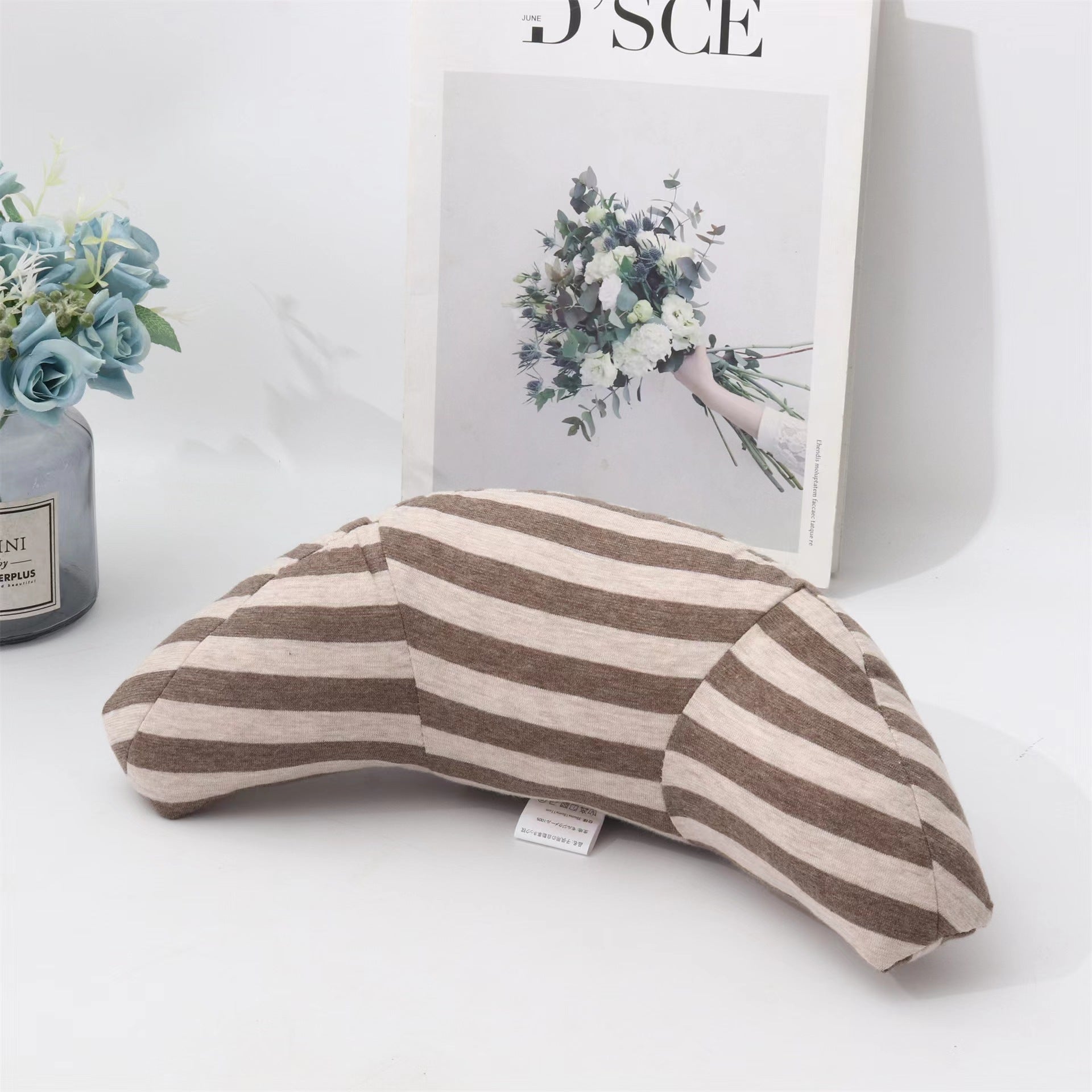 Children's Grey Neck Support Cushion for Car Seat Belts and Travel