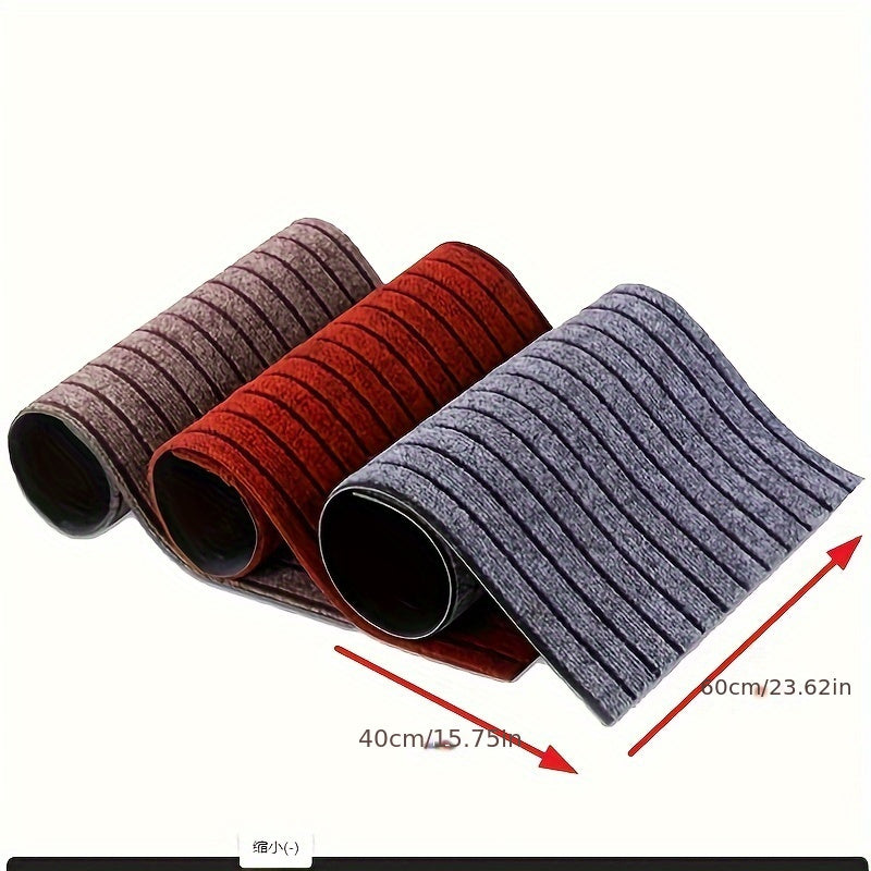 Premium Polyester Rectangular Indoor Outdoor Non-Slip Entrance Door Mat