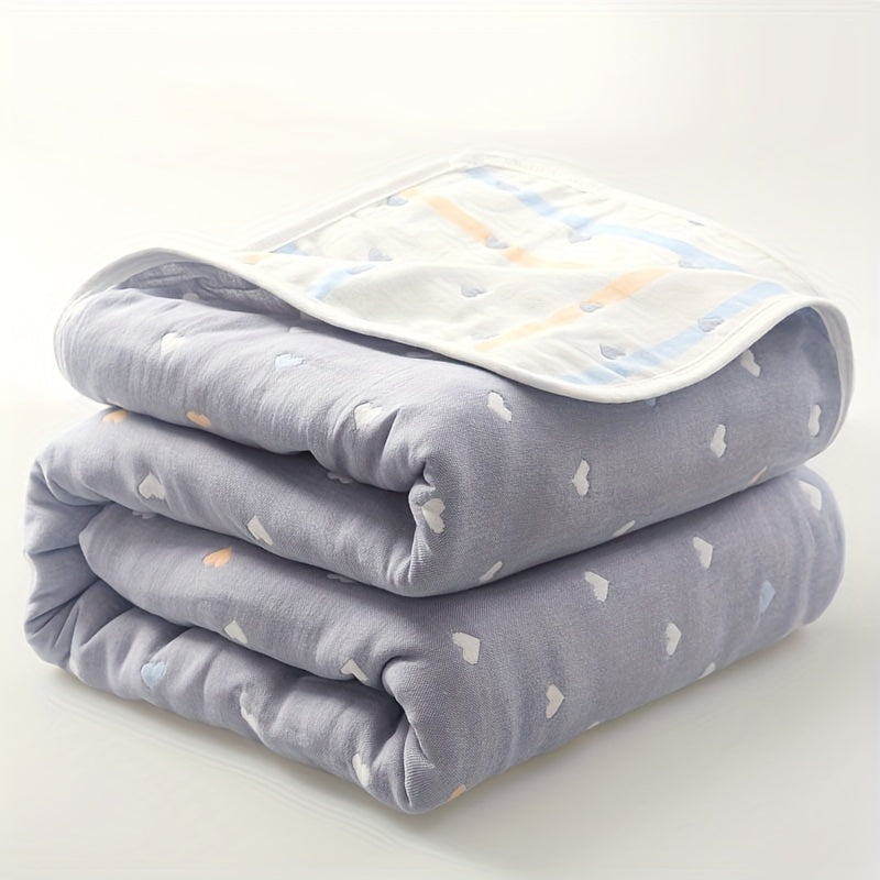 Toalla de bebé con diseño de caricatura, ligera y transpirable, suave y acogedora para uso durante todo el año