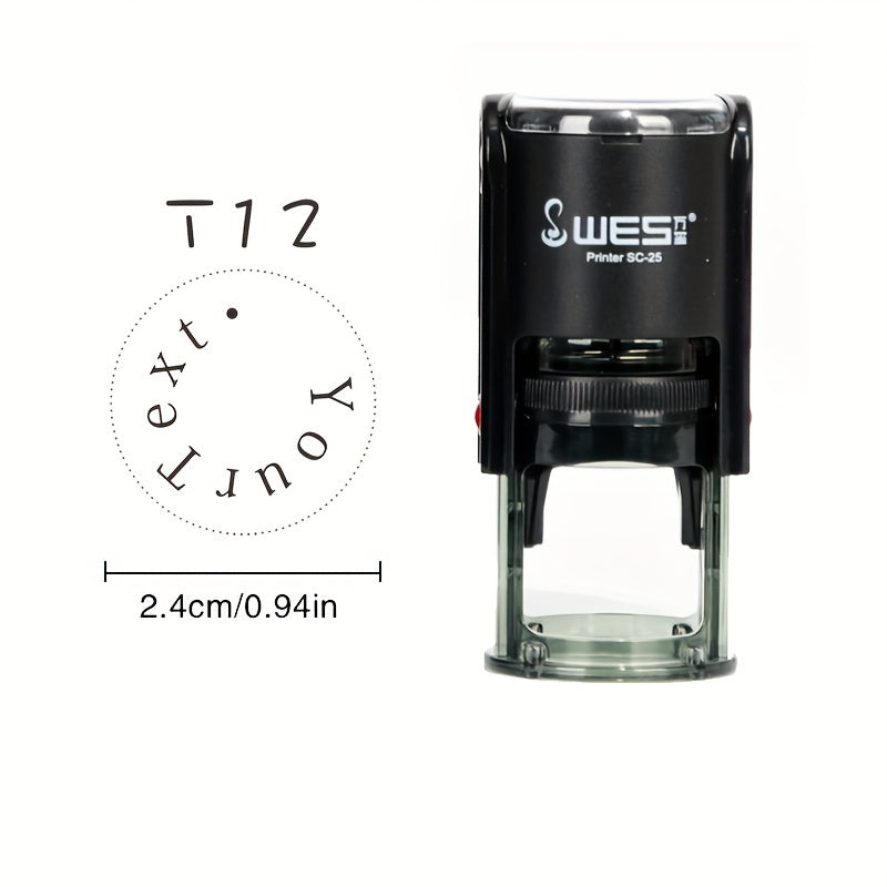 Ofis va maktab uchun shaxsiylashtirilgan dumaloq ABS muhr