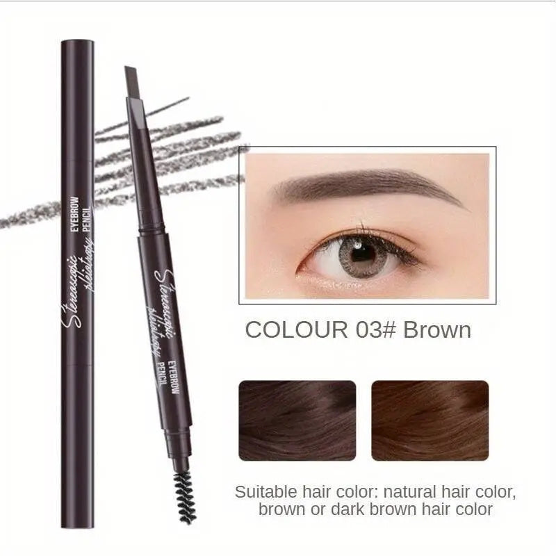 Women's Waterproof Multi-Color Double-Ended Eyebrow Pen
