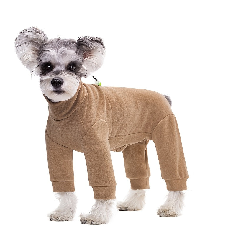 Pet Dog and Cat Jumpsuit Thermal Fleece Adjustable Chest All-Season Small Medium Large