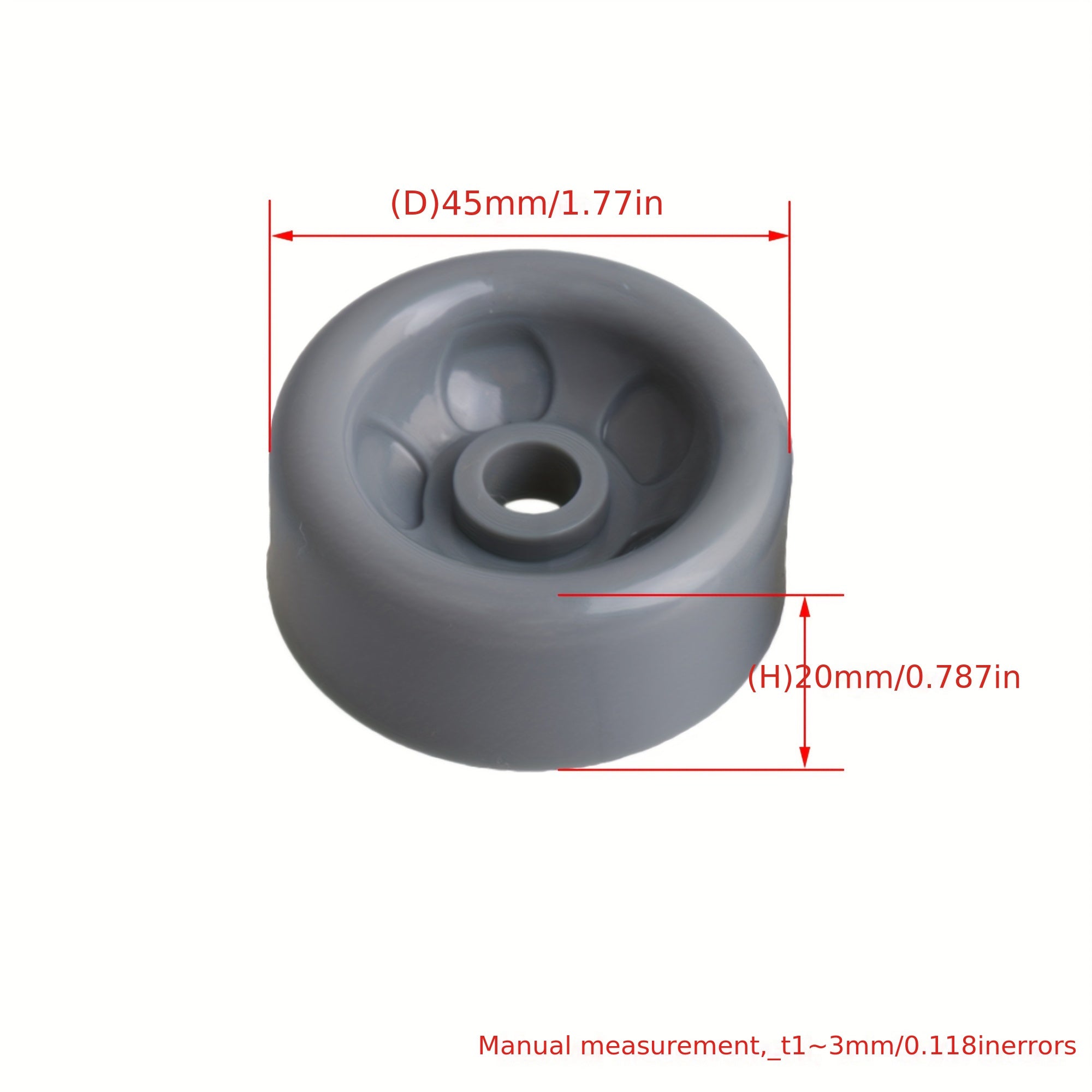 Rodillo inferior de plástico para lavavajillas, pieza de repuesto para el modelo WD35X21041