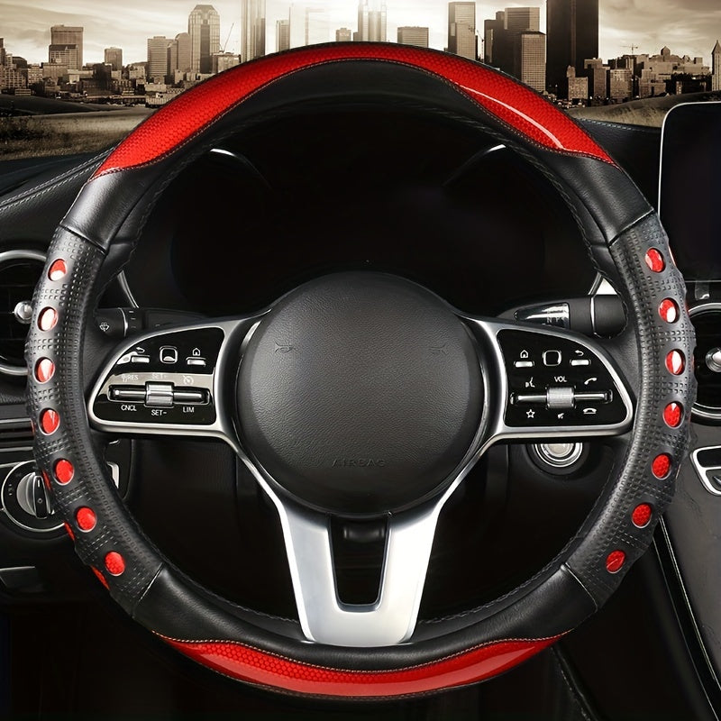 Universal charm bilan qoplangan qizil va qora rangi bilan barcha mavsumlar uchun himoya