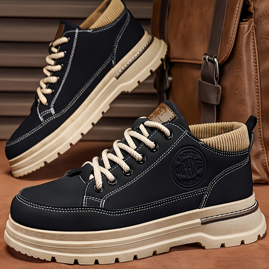 Erkaklar uchun plussiz qulay krossovkalar, britaniya uslubidagi pastki ish poyafzallari, barcha mavsumlar uchun nafas oladigan.