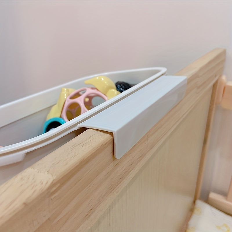 Cesta de almacenamiento colgante para pañales y organización del hogar, caja de plástico duradera