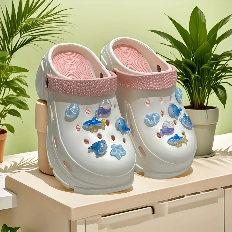 Women Casual Shoes Fish Charm EVA Thick Sole Beach Summer Footwear