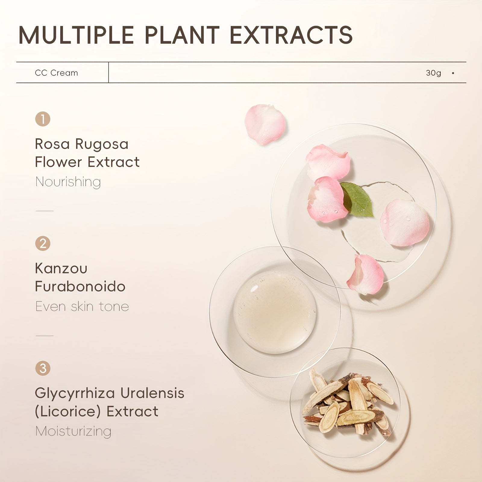 Long-Lasting 3-Color CC Cream Oil Control Full Coverage Concealer