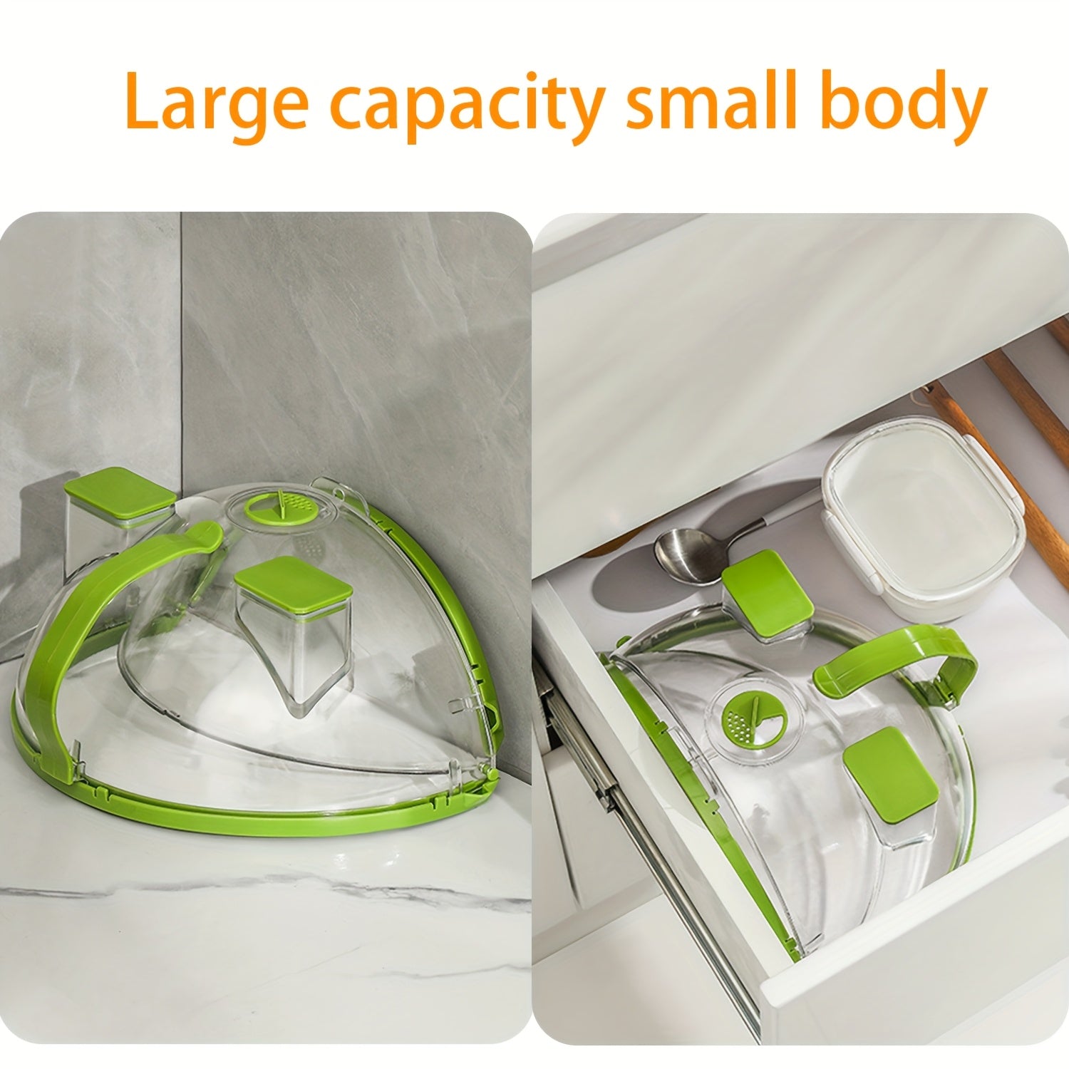 Flippable Foldable Microwave Splatter Cover for Heating and Food Protection